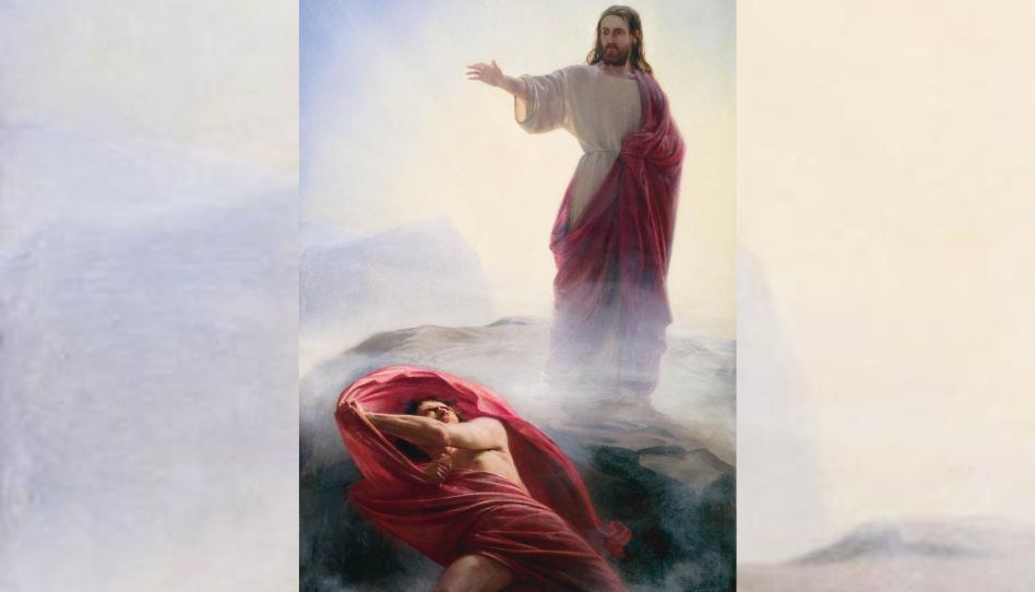 Jesus aparta Satanás - tentações