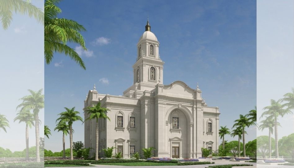 Renderização do Templo de Salbador, Brasil.