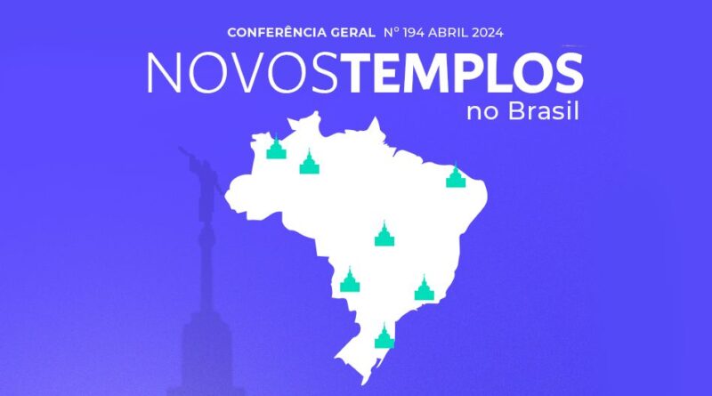 Templo de Florianópolis é anunciado durante a conferência de abril de 2024