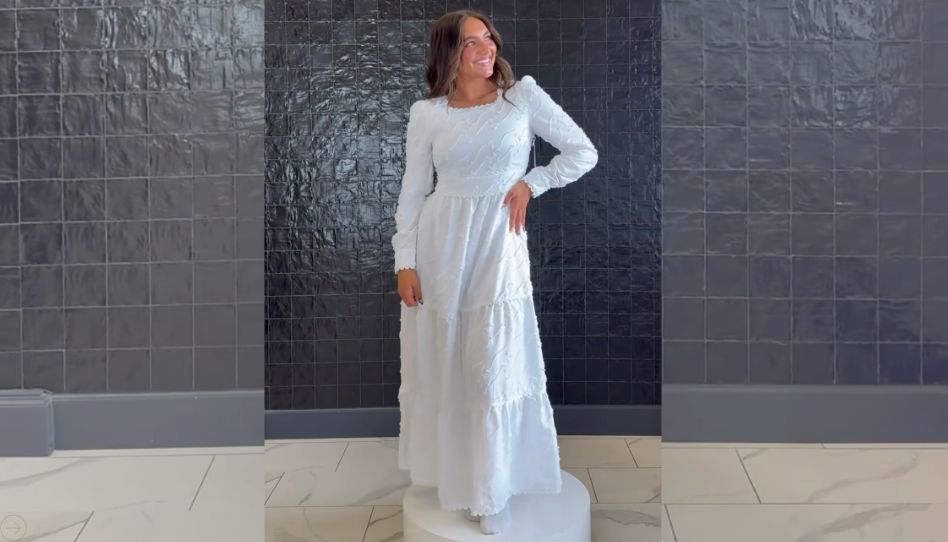 vestidos brancos com manga bufante